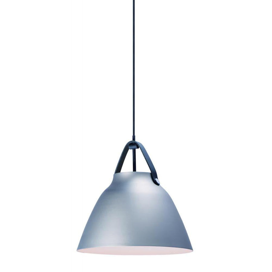 Nordic 14.25 Inch Semi Flush Mount Light – Black / Brushed Platinum