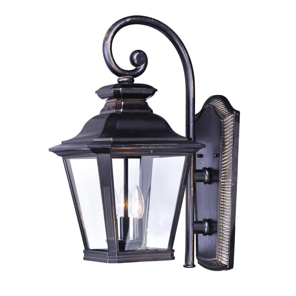 Knoxville 9 Inch Outdoor Wall Lantern – Bronze