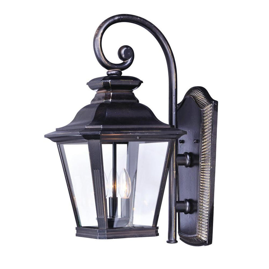 Knoxville 9 Inch Outdoor Wall Lantern – Bronze