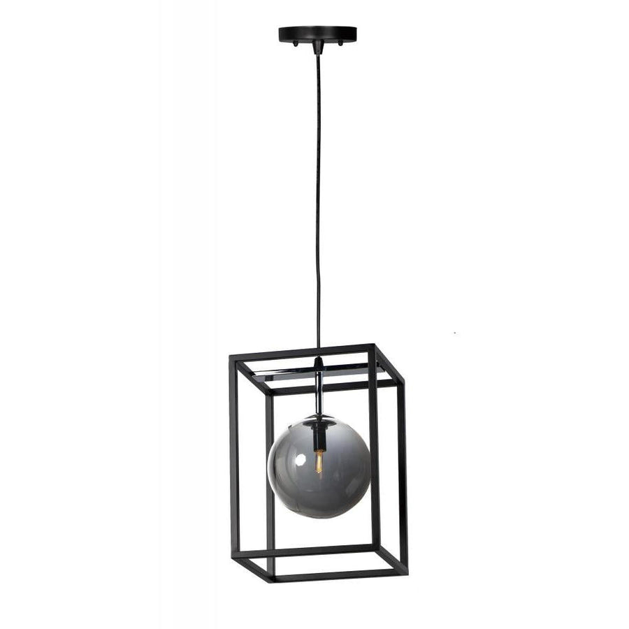 Maxim Lighting 11361MSKBKPC Fluid 9.75 Inch Semi Flush Mount Light – Black / Polished Chrome