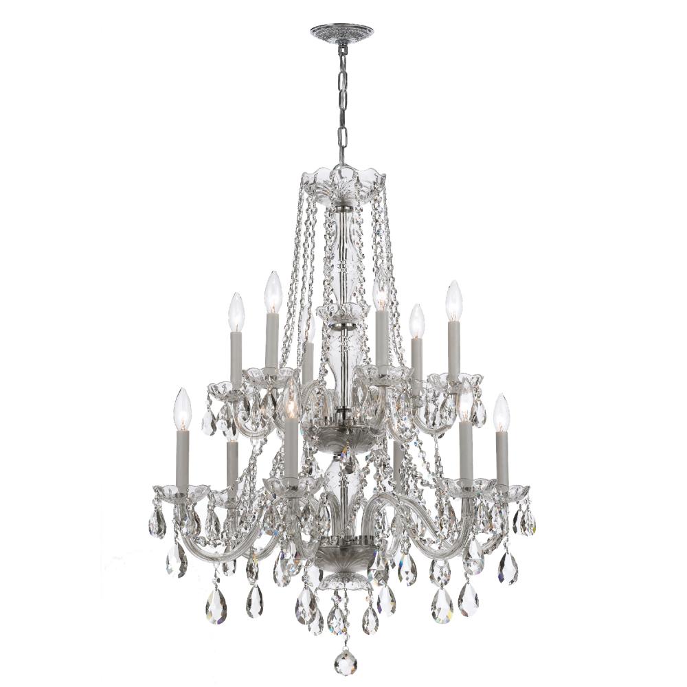 Crystorama TRADITIONAL CRYSTAL 1137-CH-CL-MWP Chandelier Americana - Polished Chrome