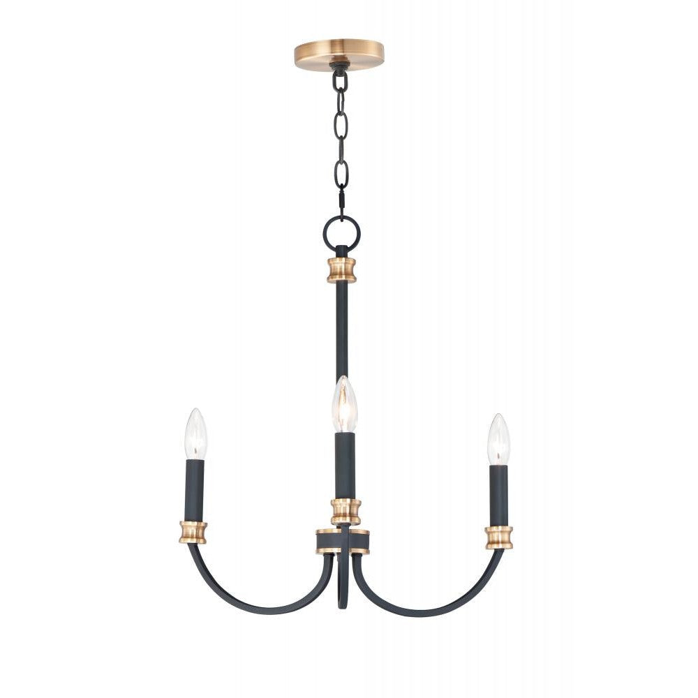 Maxim Lighting CHARLTON 11373BKAB Chandelier Mid Century Modern - Antique Brass