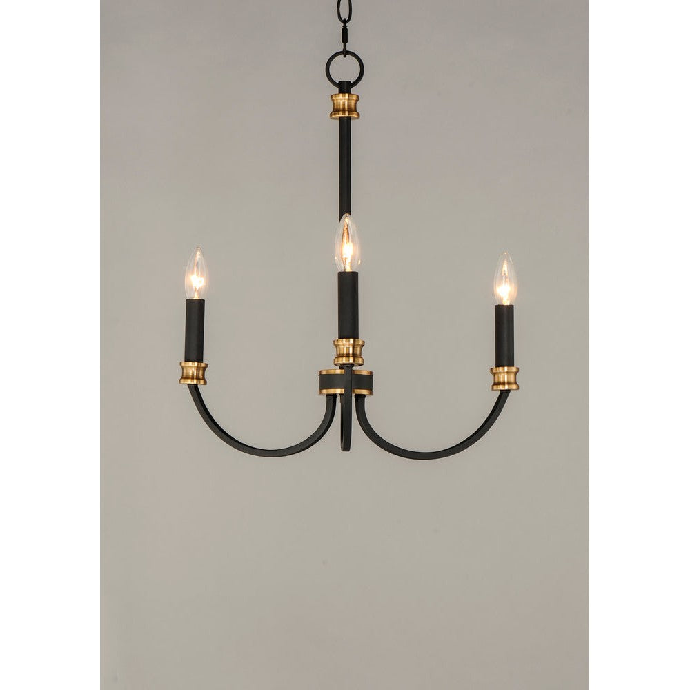 Maxim Lighting CHARLTON 11373BKAB Chandelier Mid Century Modern - Antique Brass