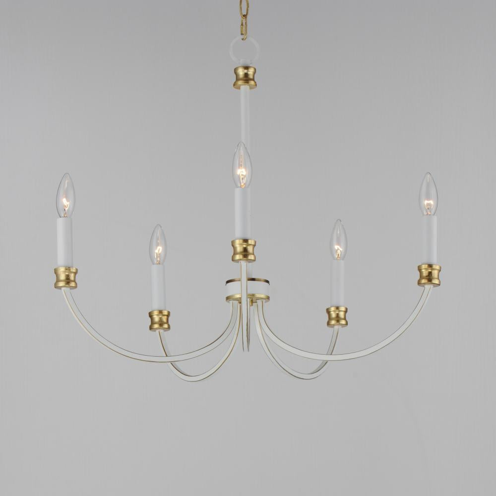 Maxim Lighting CHARLTON 11375WWTGL Chandelier Mid Century Modern - Combination Finishes