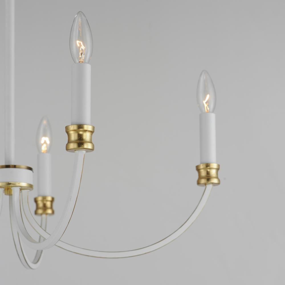 Maxim Lighting CHARLTON 11375WWTGL Chandelier Mid Century Modern - Combination Finishes