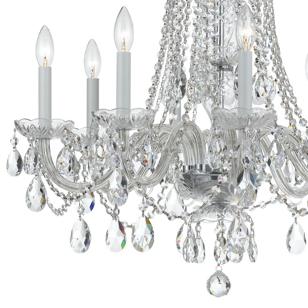 Crystorama TRADITIONAL CRYSTAL 1138-CH-CL-MWP Chandelier Americana - Polished Chrome