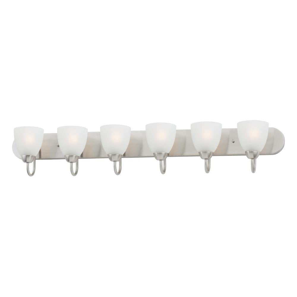 Axis 48 Inch Bathroom Vanity - Satin Nickel