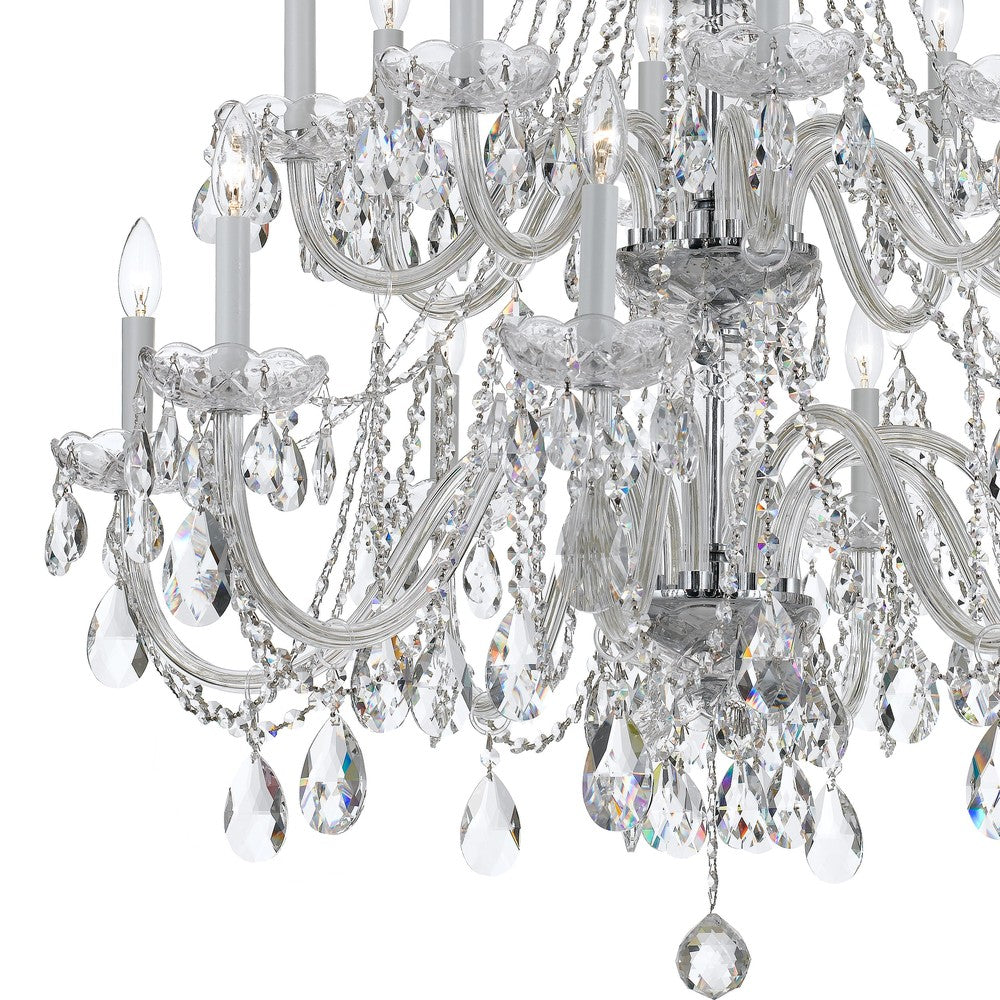 Crystorama TRADITIONAL CRYSTAL 1139-CH-CL-MWP Chandelier Americana - Polished Chrome