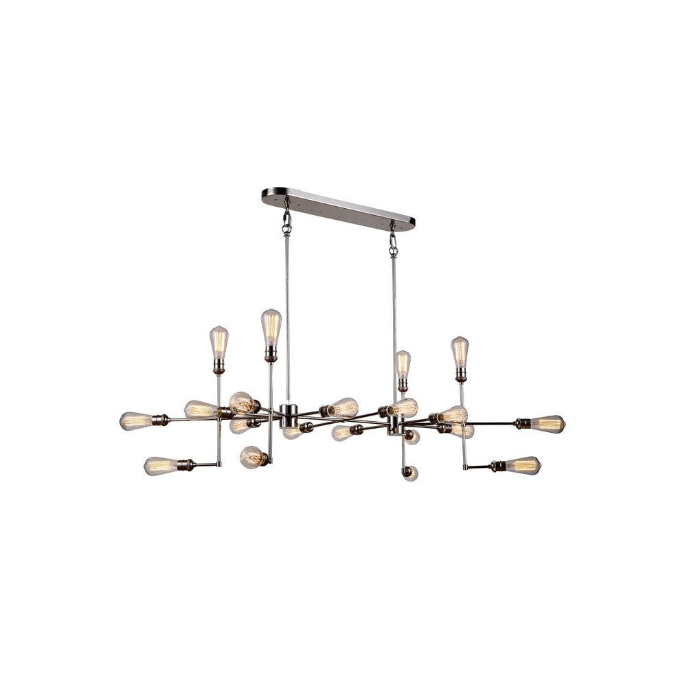 Elegant Lighting OPHELIA 1139D49PN Chandelier Transitional - Nickel