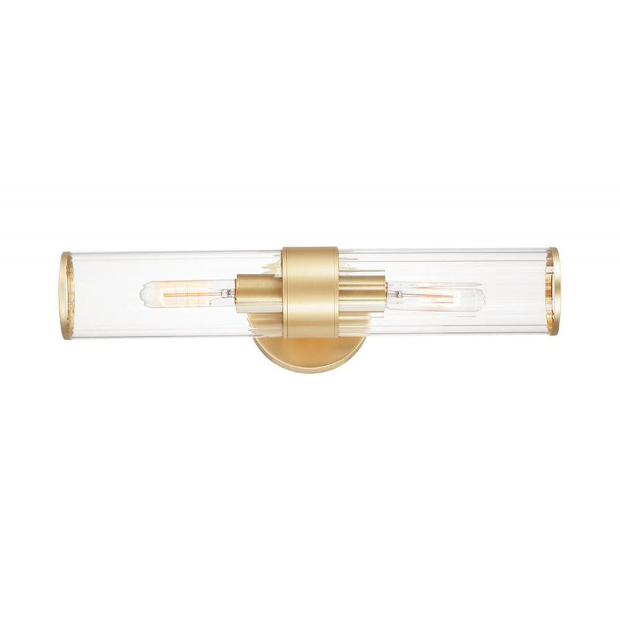 Maxim Lighting 11472CRSBR Crosby 5 Wall Sconce - Satin Brass