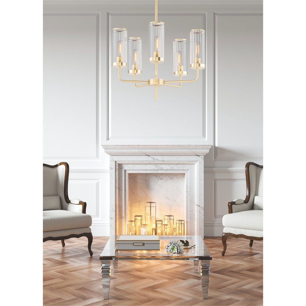 Maxim Lighting CROSBY 11475CRSBR Chandelier Modern - Brass