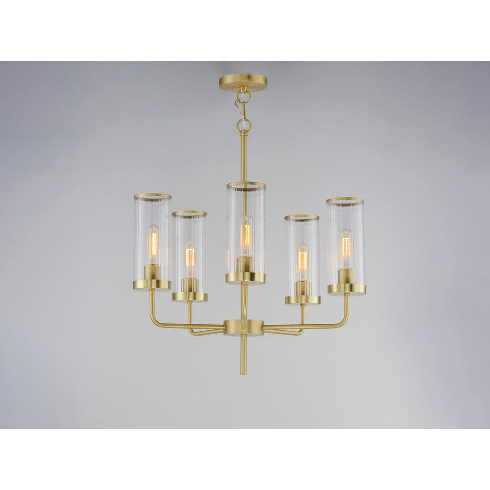 Maxim Lighting CROSBY 11475CRSBR Chandelier Modern - Brass