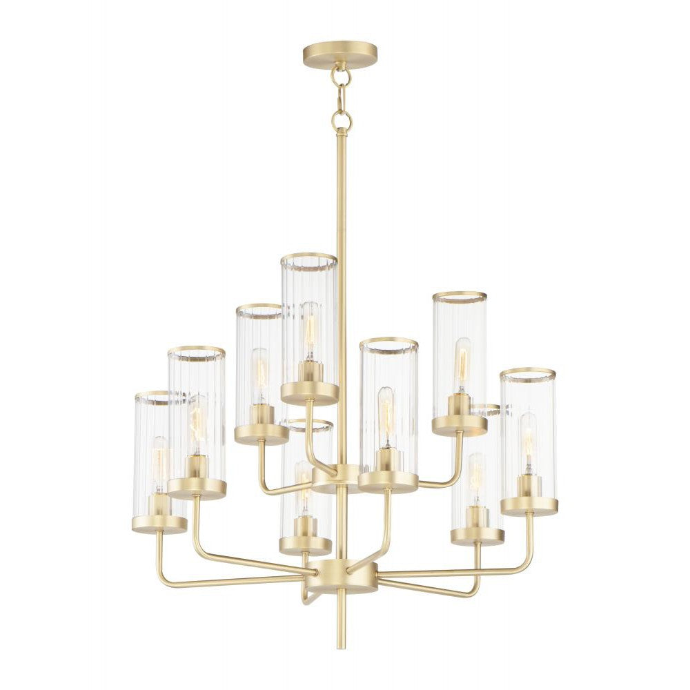 Maxim Lighting CROSBY 11479CRSBR Chandelier Modern - Brass