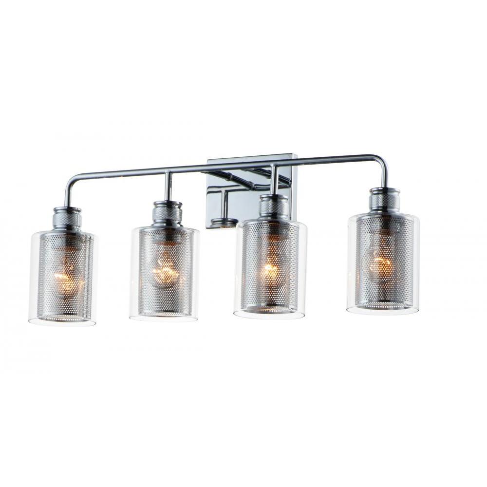 Filigree Wall Sconce - Polished Chrome