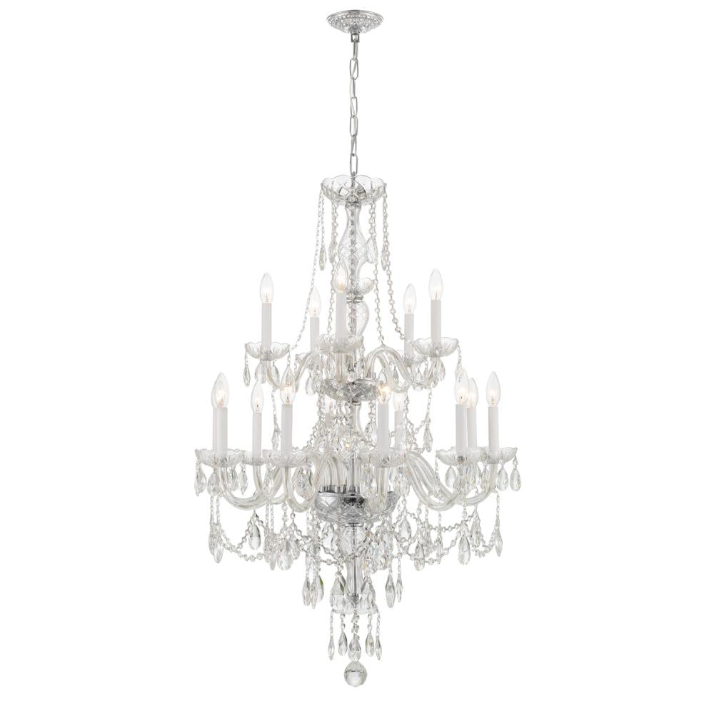 Crystorama TRADITIONAL CRYSTAL 1155-CH-CL-MWP Chandelier Americana - Polished Chrome