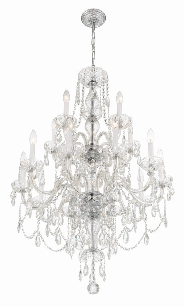 Crystorama TRADITIONAL CRYSTAL 1155-CH-CL-MWP Chandelier Americana - Polished Chrome