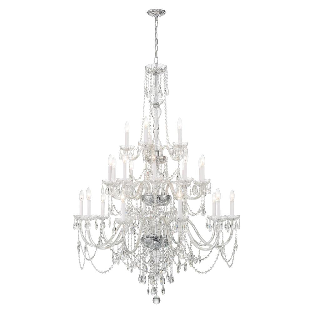 Crystorama TRADITIONAL CRYSTAL 1156-CH-CL-MWP Chandelier Americana - Polished Chrome