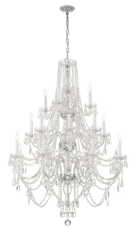 Crystorama TRADITIONAL CRYSTAL 1157-CH-CL-MWP Chandelier Americana - Polished Chrome