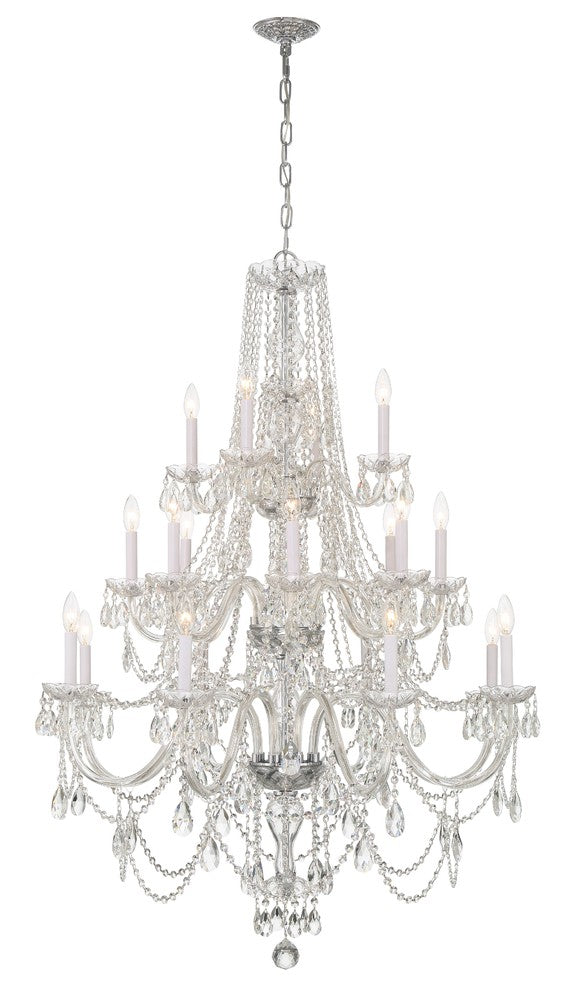 Crystorama TRADITIONAL CRYSTAL 1157-CH-CL-MWP Chandelier Americana - Polished Chrome