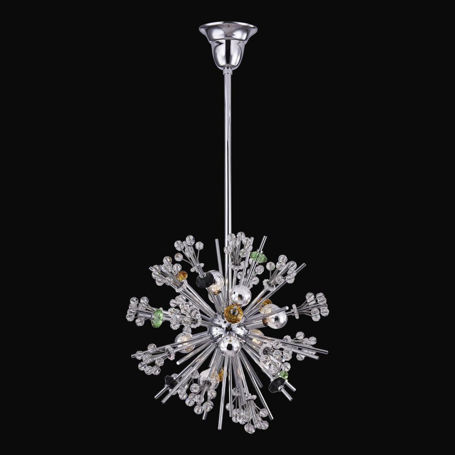 Constellation Luxury Crystal Pendant – Polished Chrome