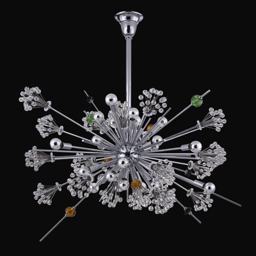 Constellation Luxury Crystal Pendant – Polished Chrome