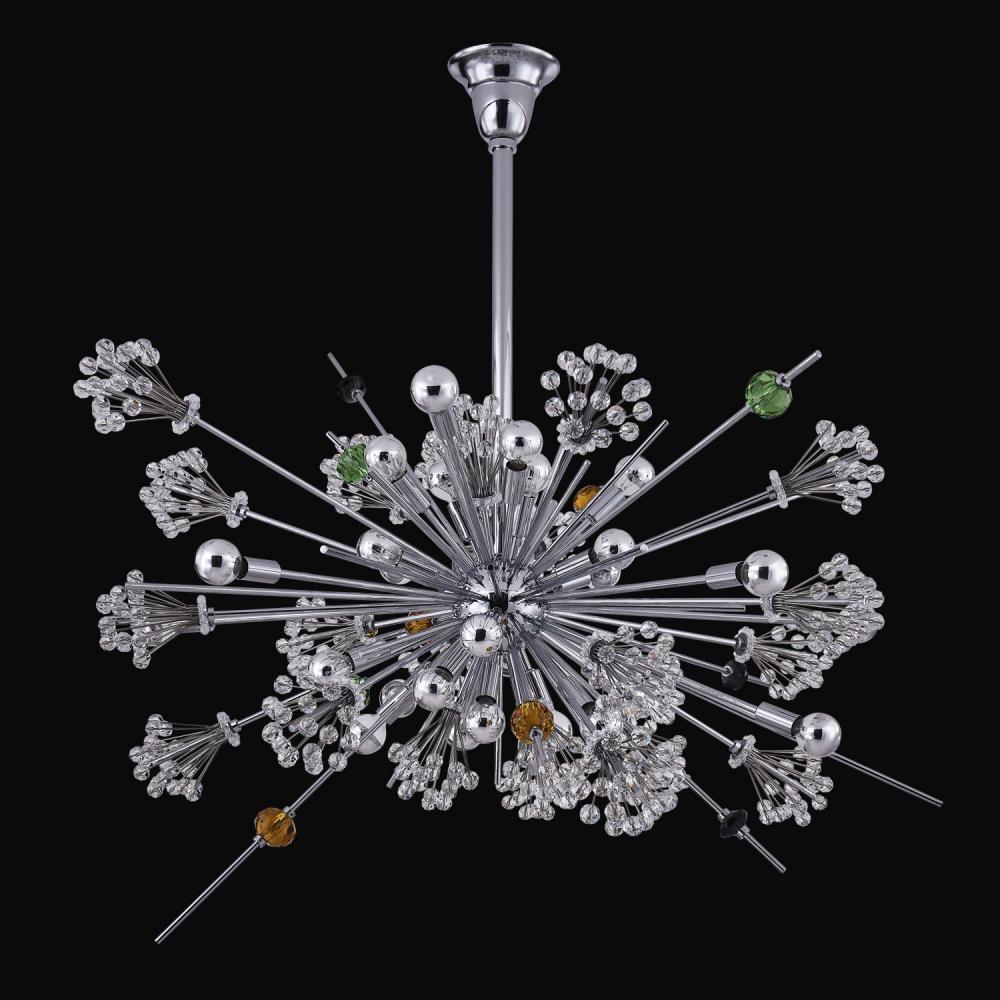 Constellation Luxury Crystal Pendant – Polished Chrome