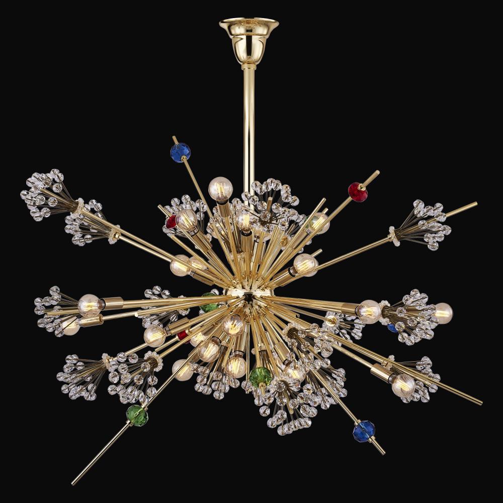Constellation Luxury Crystal Pendant – 18K Gold