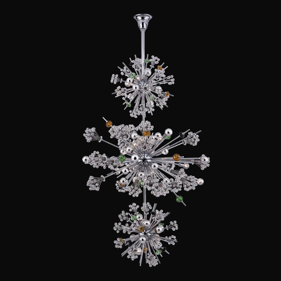 Constellation Colorata Luxury Crystal Pendant – 18K Gold