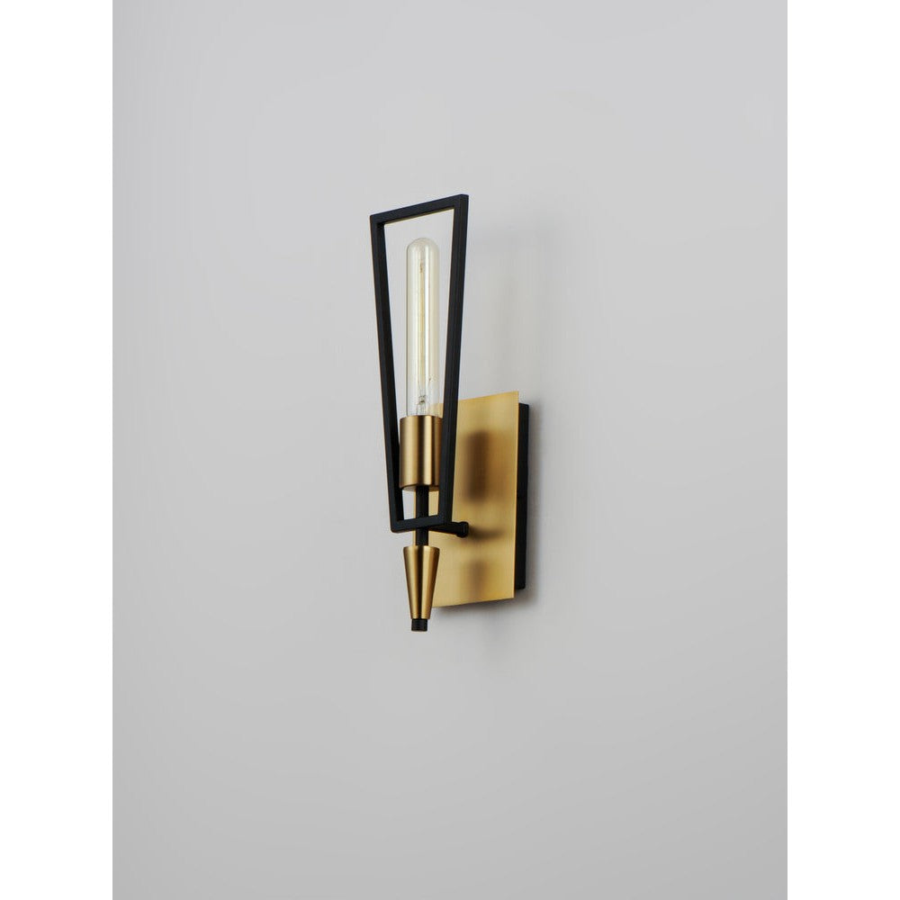 Maxim Lighting WINGS 11651BKSBR Sconce Contemporary - Black