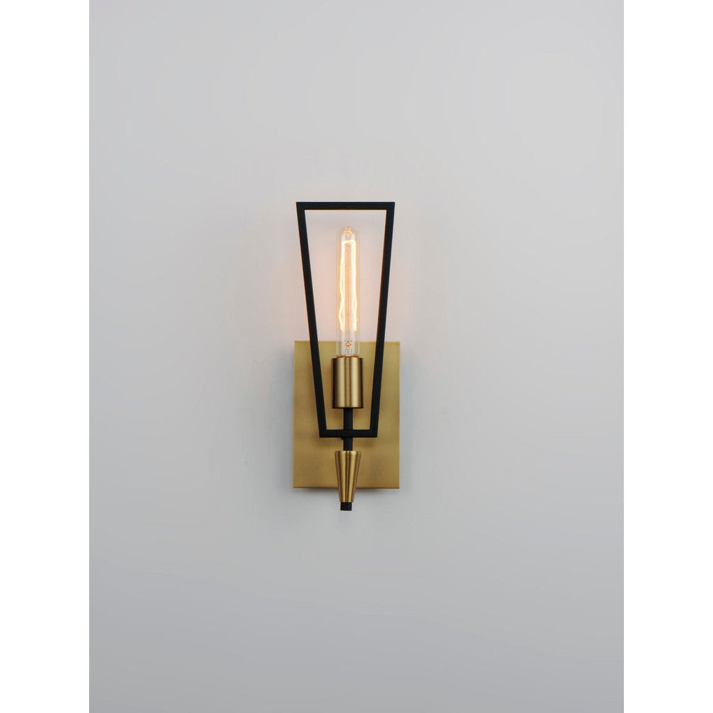 Maxim Lighting WINGS 11651BKSBR Sconce Contemporary - Black