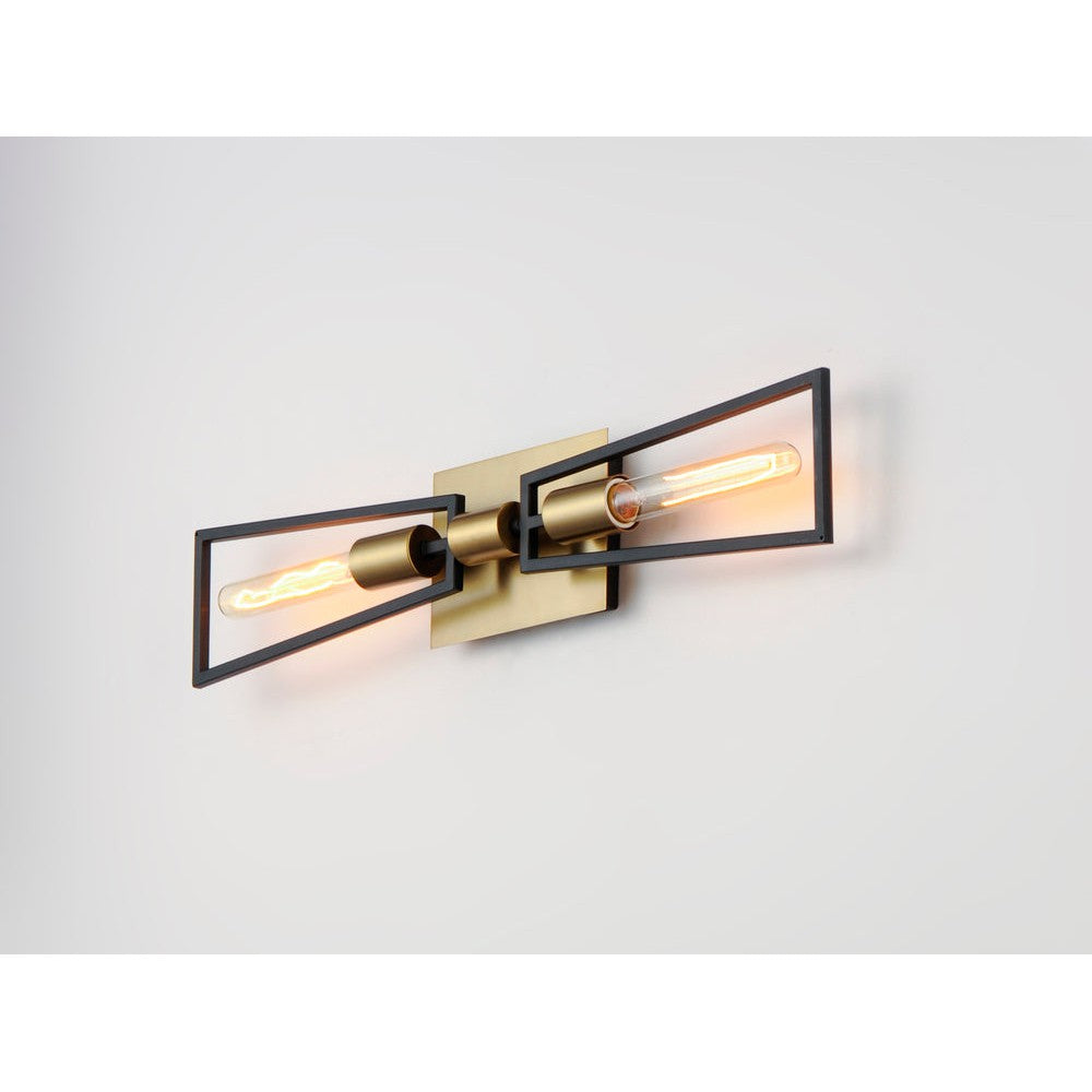 Maxim Lighting WINGS 11652BKSBR Sconce Contemporary - Black