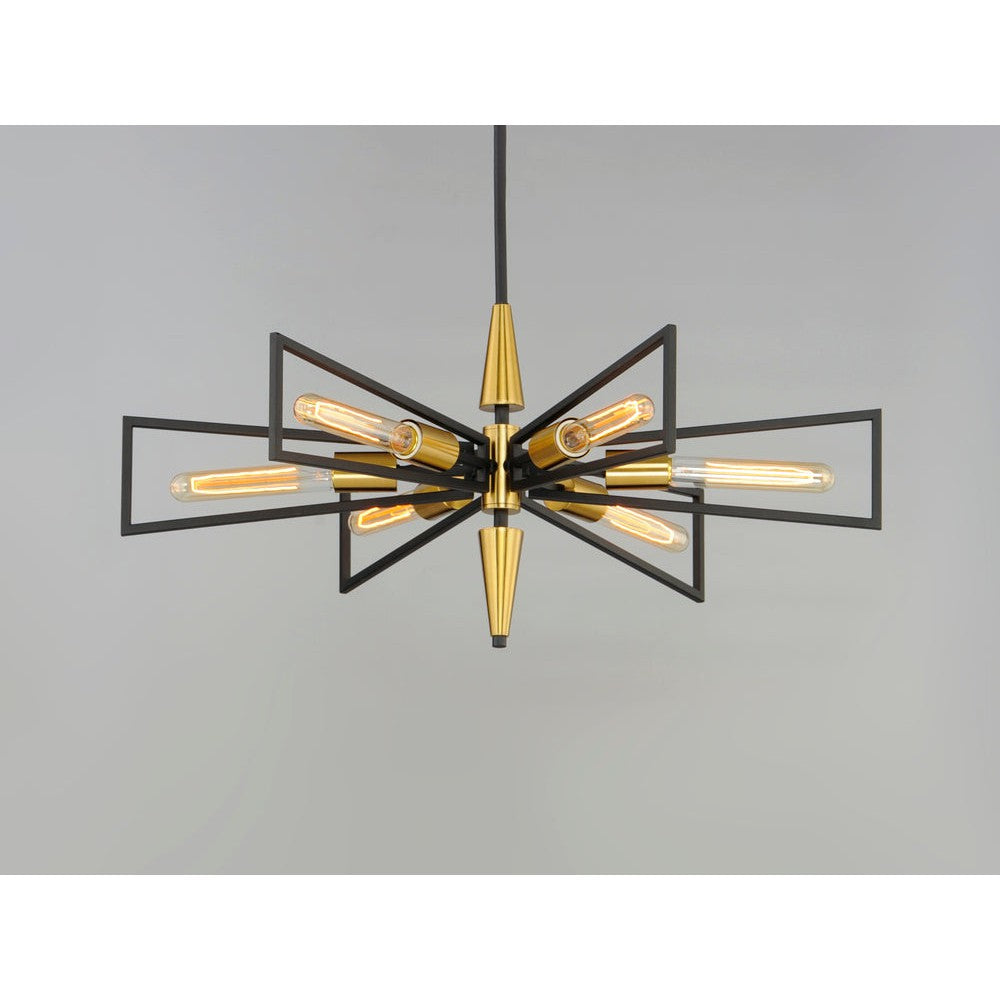 Maxim Lighting WINGS 11656BKSBR Chandelier Contemporary - Black