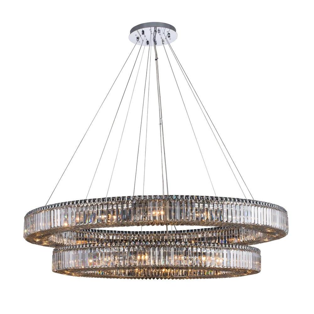 Rondelle 2 Tier Pendant (47" + 60")