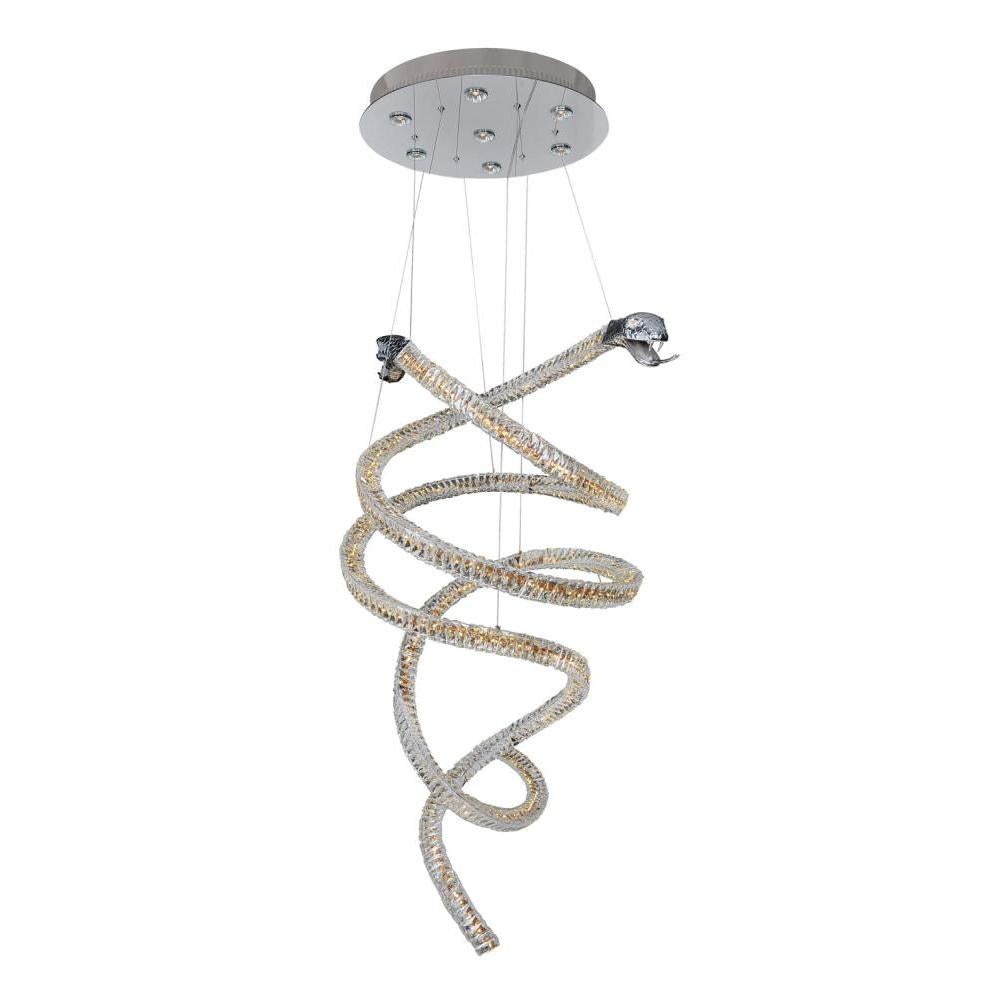 Ravina 7 Light + LED Convertible Chandelier - Flush Mount