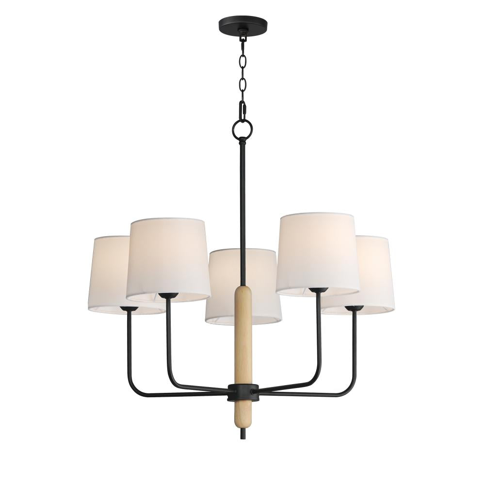 Bozeman 28.75 Inch Semi Flush Mount Light – Natural Wood