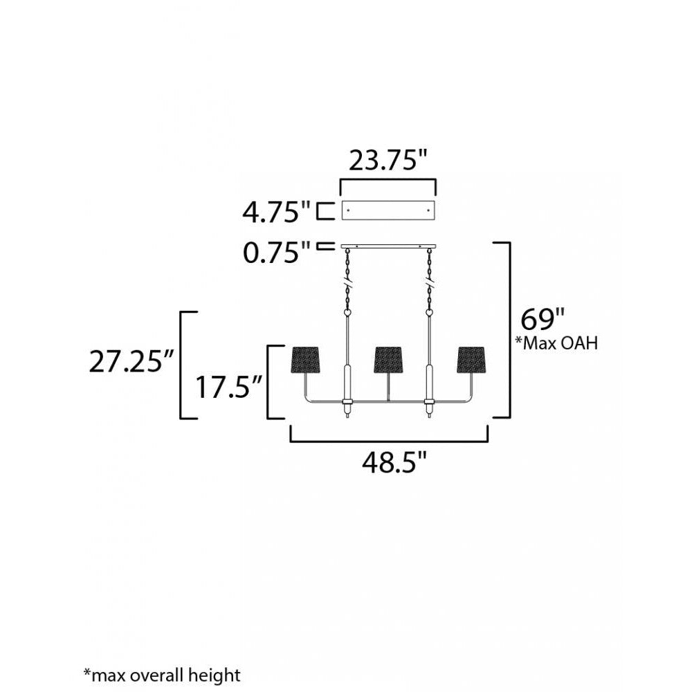 Maxim Lighting BOZEMAN 11867OFNWD Pendant - Wood