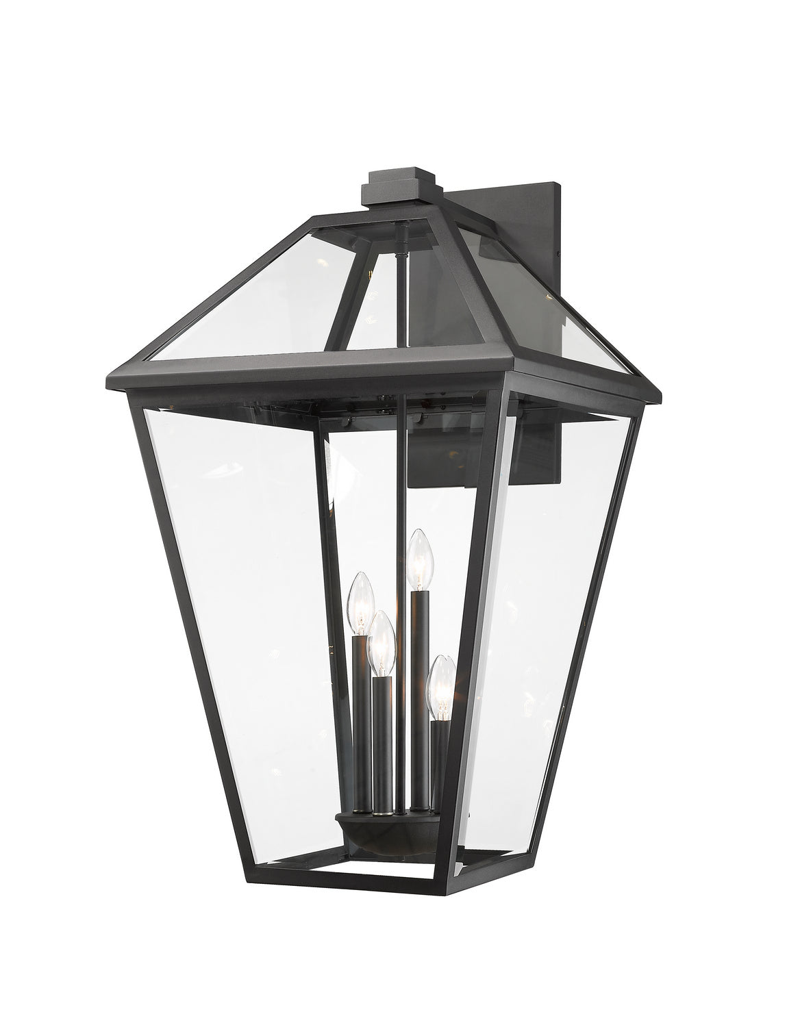 Z-Lite Talbot 579XLX-BK Outdoor Wall Lantern Light Fixture - Black (OPEN BOX)