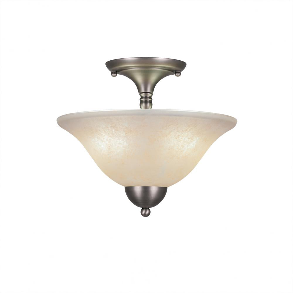 Toltec Company ANY 120-BN-523 Semi Flush Mt Traditional - Nickel