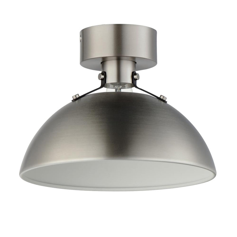 Maxim Lighting 12040SN Dawn 12 Inch Semi Flush Mount Light – Satin Nickel