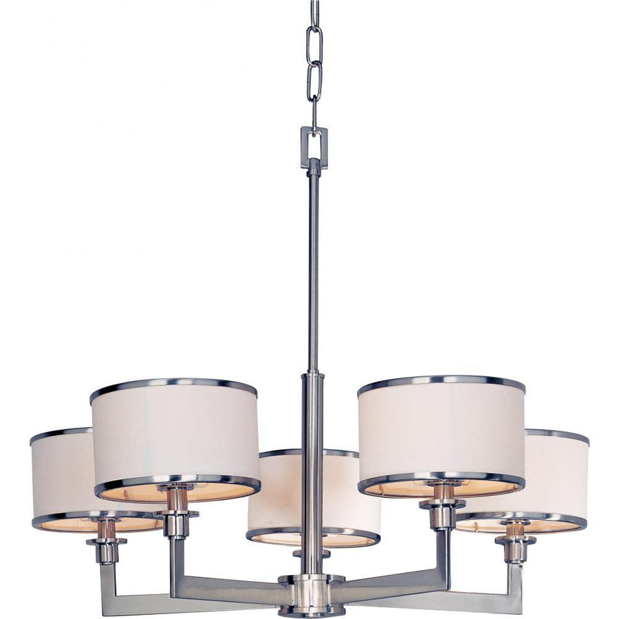 Nexus 27.75 Inch Semi Flush Mount Light – Satin Nickel