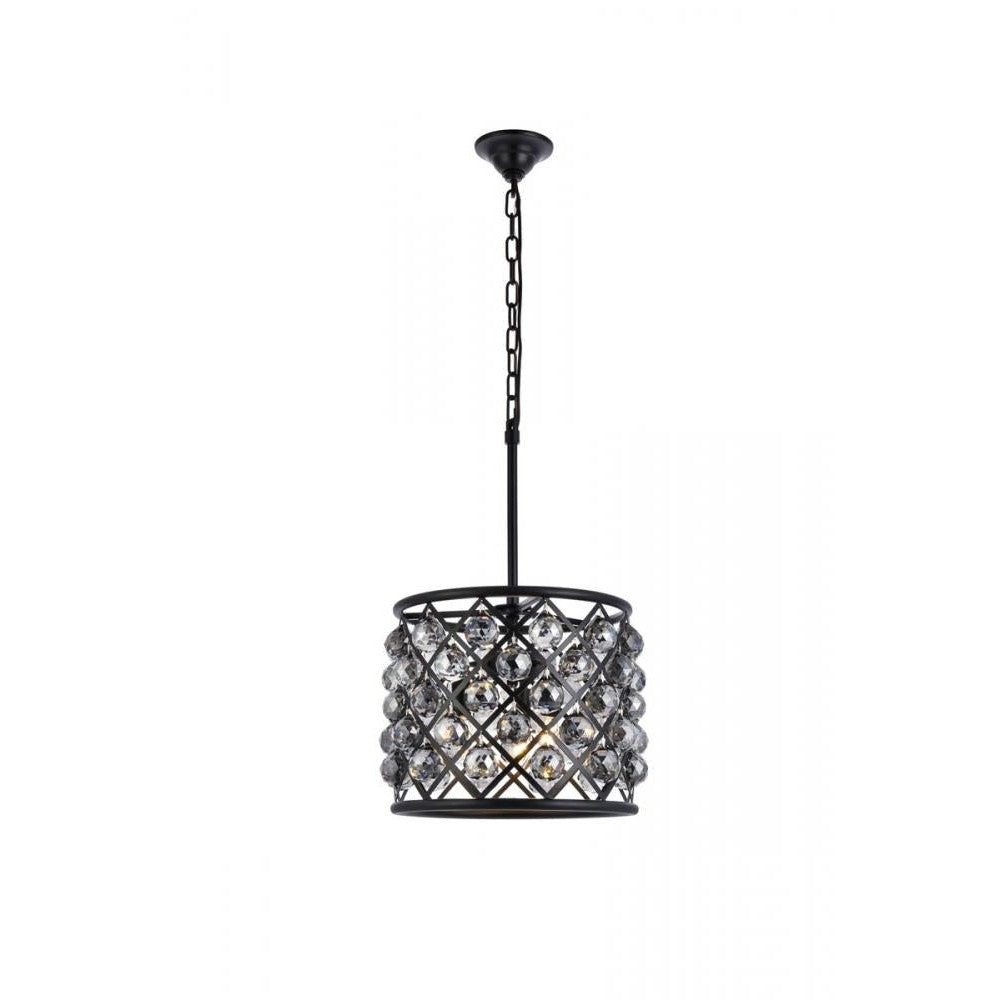 Elegant Lighting MADISON 1206D14MB-SS/RC Pendant Transitional - Matte Black