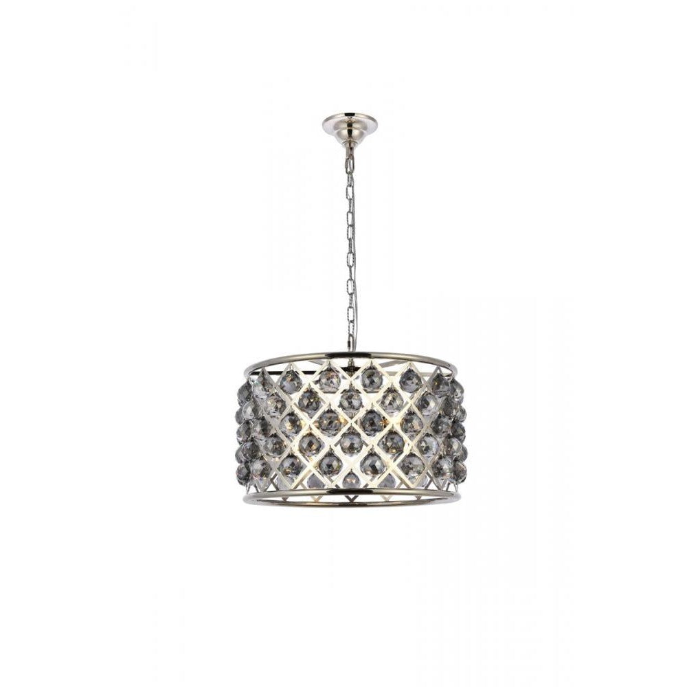 Elegant Lighting MADISON 1206D20PN-SS/RC Pendant Transitional - Polished Nickel