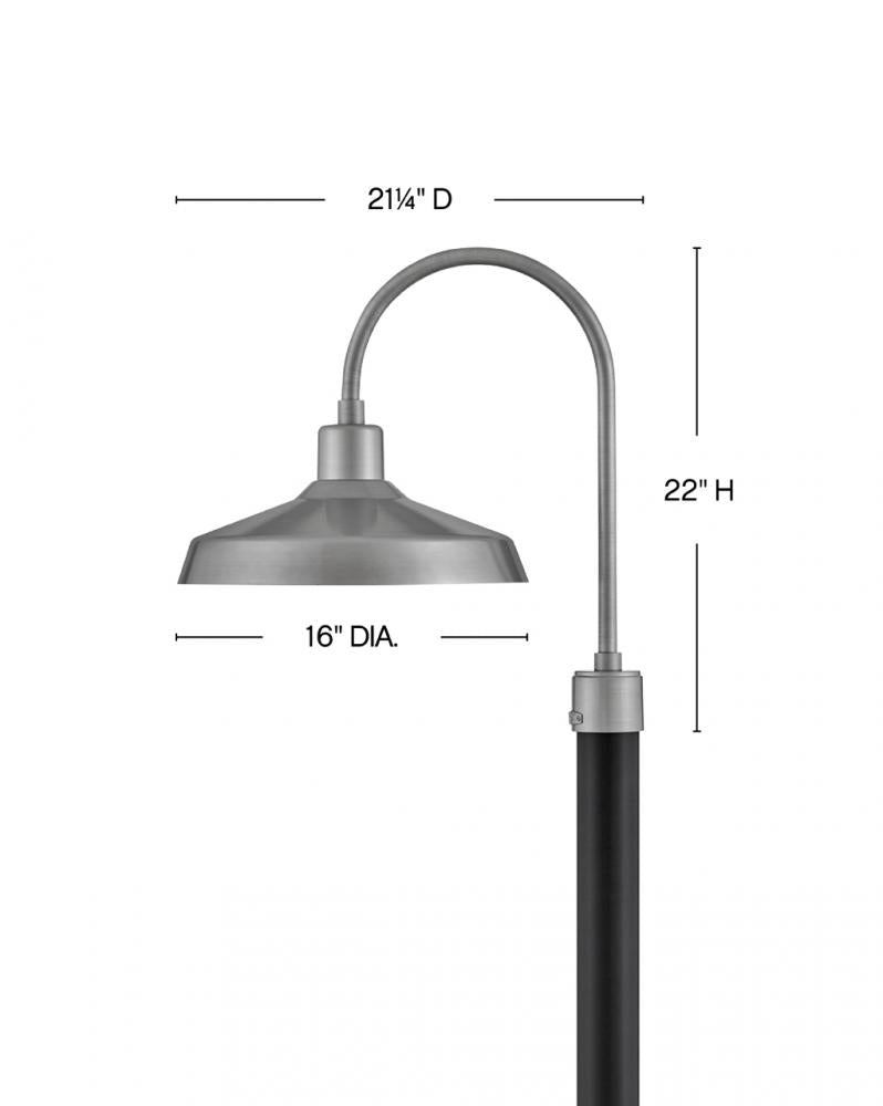 Hinkley Lighting FORGE 12071AL Exterior Industrial - Antique Brushed Aluminum