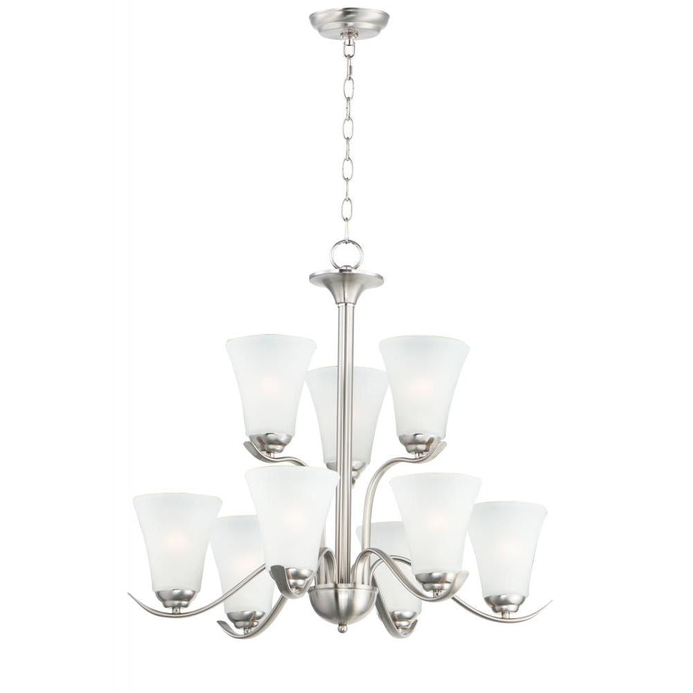 Vital 26 Inch Chandelier – Satin Nickel
