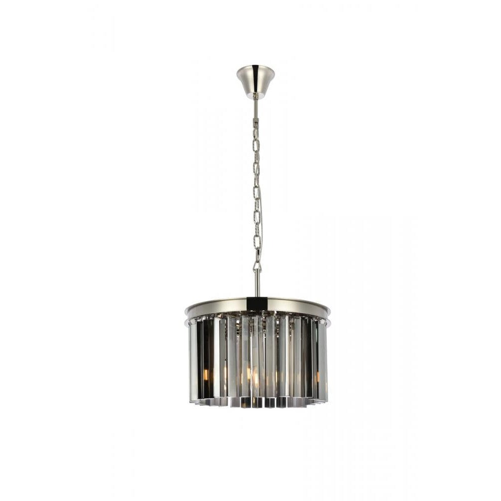 Elegant Lighting SYDNEY 1208D16PN-SS/RC Pendant Transitional - Polished Nickel