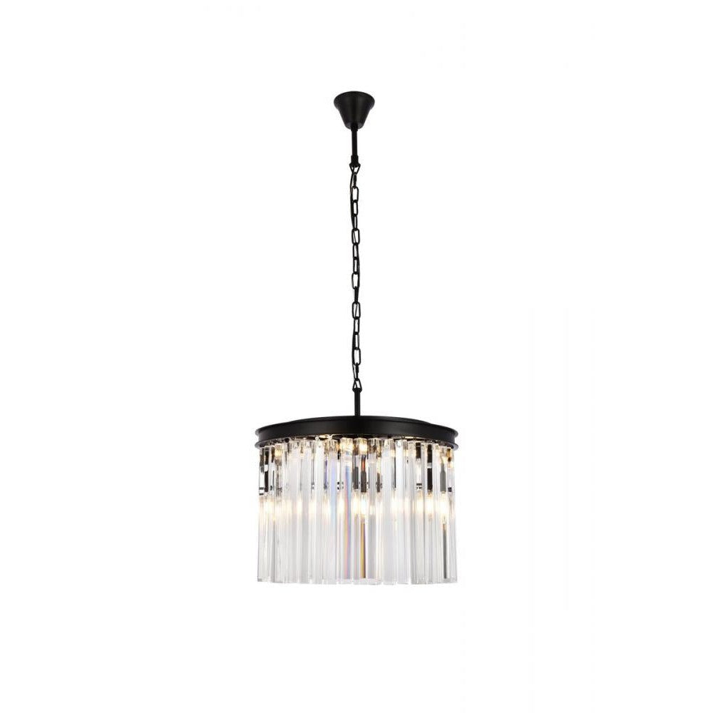 Elegant Lighting SYDNEY 1208D20MB/RC Pendant Transitional - Matte Black