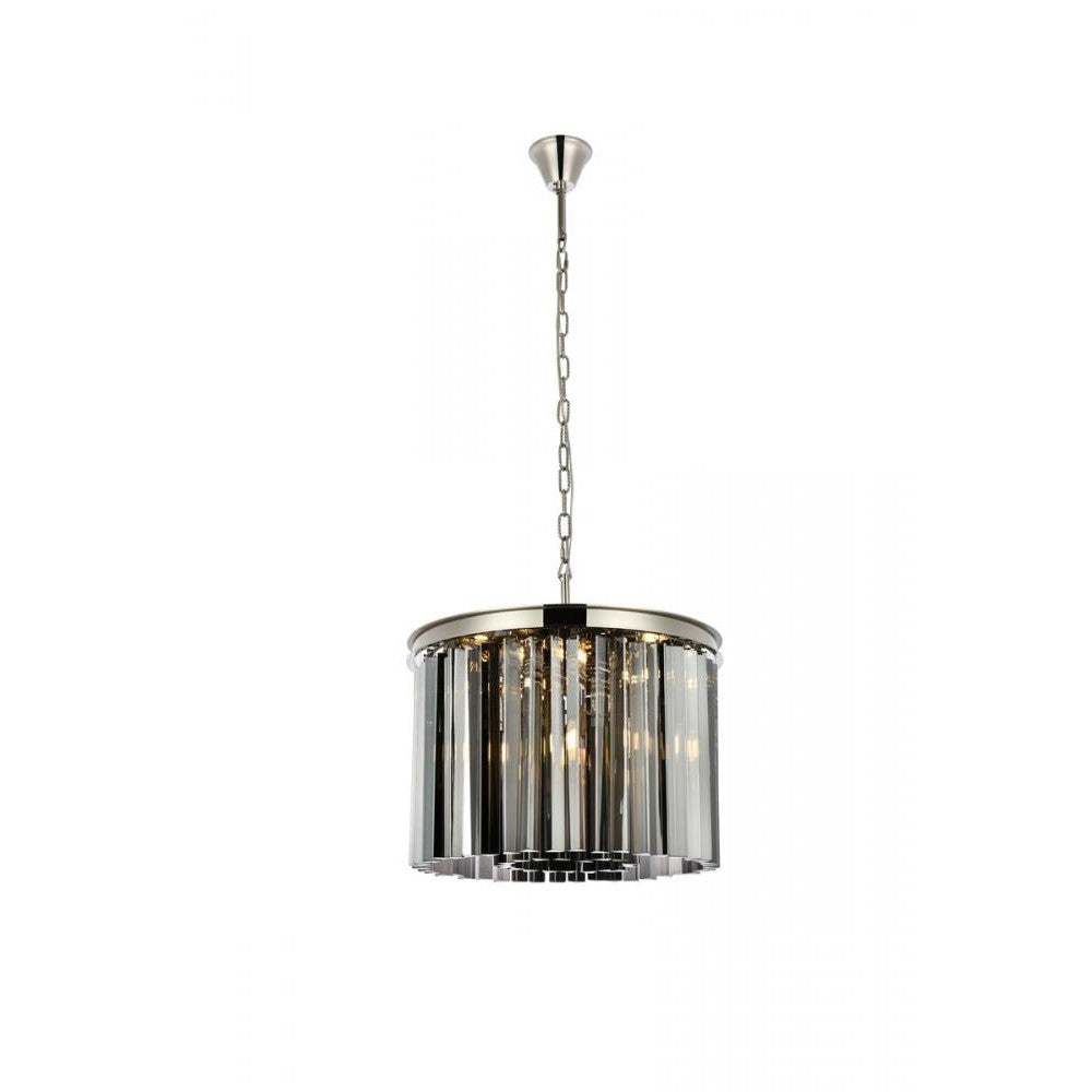 Elegant Lighting SYDNEY 1208D20PN-SS/RC Pendant Transitional - Polished Nickel