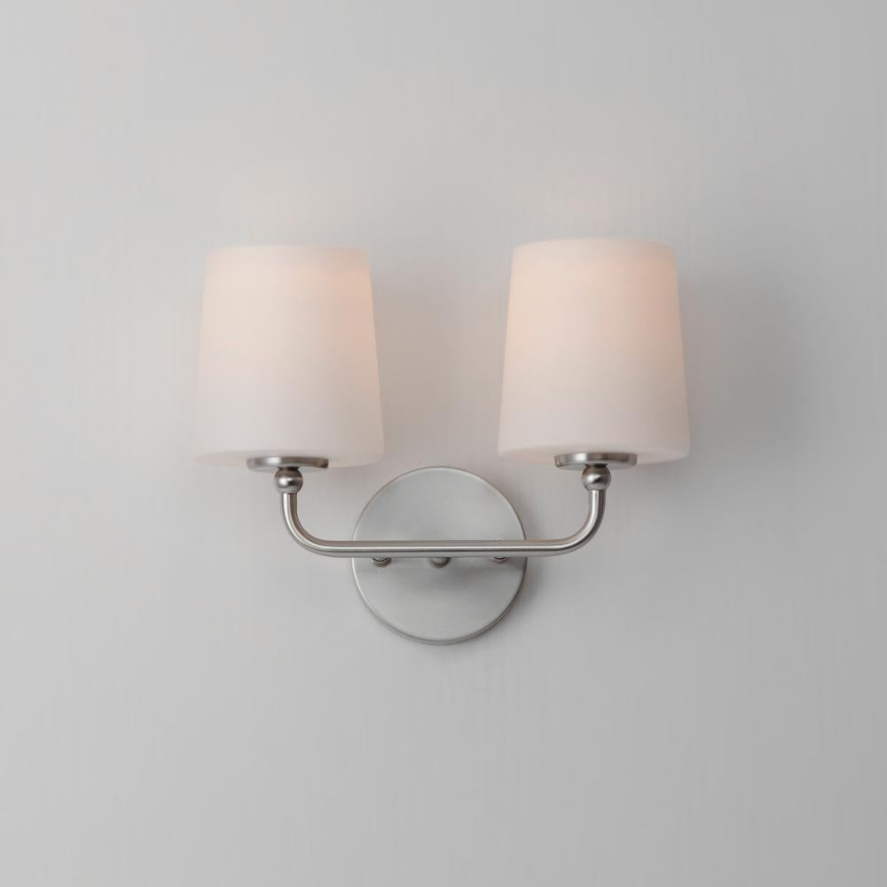 Maxim Lighting BRISTOL 12092SWSN Sconce Traditional - Nickel