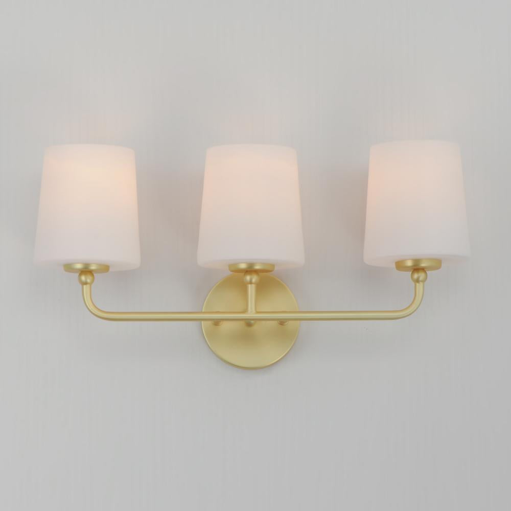 Maxim Lighting BRISTOL 12093SWSBR Bathroom Fixture Traditional - Brass