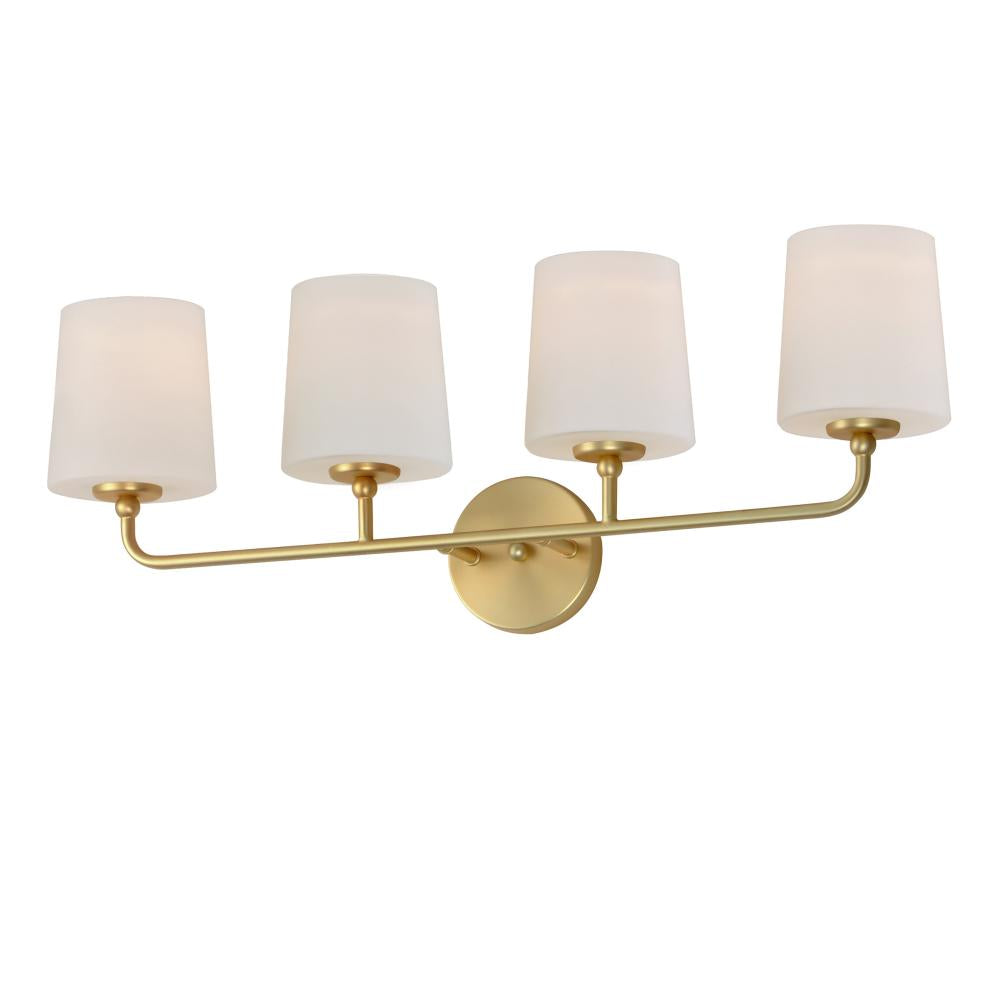 Bristol 28.5 Inch Bathroom Vanity - Satin Brass